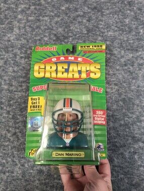 1998 NFL Riddell Game Greats Dan Marino Miami Dolphins